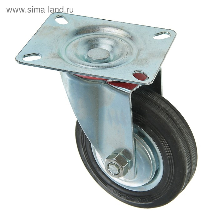 Колесо для транспортных тележек, d=100 мм, на площадке Колесо для транспортных тележек, d=100 мм, на площадке