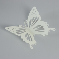 Магнит пластик "Бабочки светящиеся с вырезными узорами" набор 12 шт 8; 10; 12 см Магнит пластик "Бабочки светящиеся с вырезными узорами" набор 12 шт 8; 10; 12 см