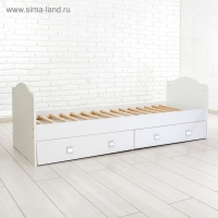 Кровать детская- трансформер 5 в 1 Unica - Dado Universal, механизм опускания ушко (Bianca)