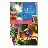 Картина по номерам &laquo;Милый корги&raquo;, холст на подрамнике, 30 &times; 40 см