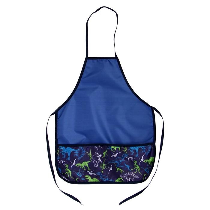 Фартук для труда + нарукавники, 485 х 395/250 х 160 мм, рост 116-146 см, Calligrata, Фартук для труда + нарукавники, 485 х 395/250 х 160 мм, рост 116-146 см, Calligrata, "Динозавры"