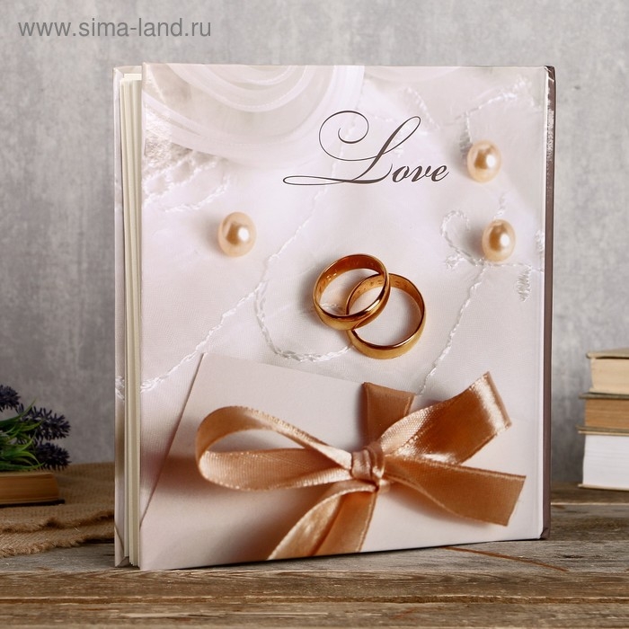 Фотоальбомы Fotografia традиционный, 30 листов, 29х29 см, Фотоальбомы Fotografia традиционный, 30 листов, 29х29 см, "Свадебный"
