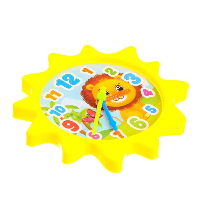 Часики игровые «Животные», учим время, считаем, МИКС Часики игровые «Животные», учим время, считаем, МИКС