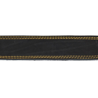 Ошейник кожаный на синтепоне, 82 х 4.5 см, ОШ 50-70 см, чёрный Ошейник кожаный на синтепоне, 82 х 4.5 см, ОШ 50-70 см, чёрный