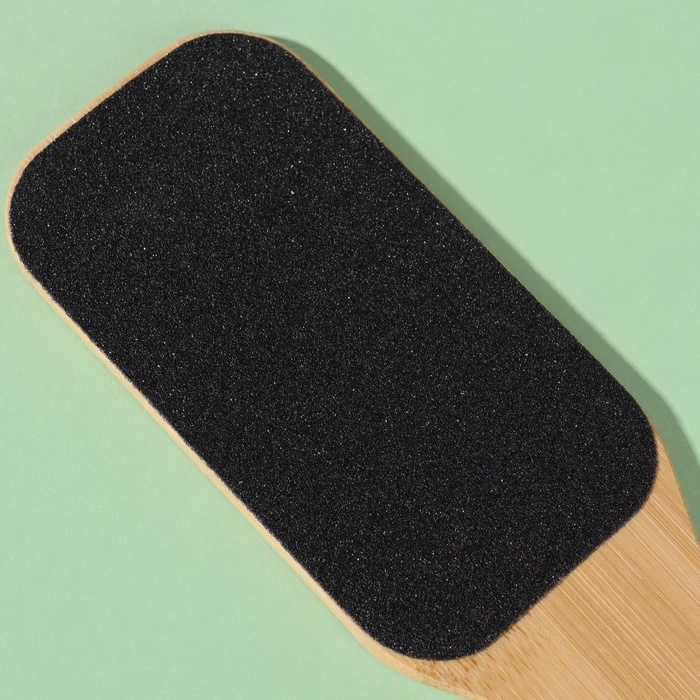 Пилка для ног «BAMBOO», наждачная, двусторонняя, с подвесом, 25 см, бамбуковая Пилка для ног «BAMBOO», наждачная, двусторонняя, с подвесом, 25 см, бамбуковая