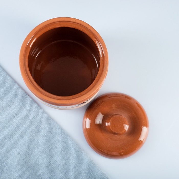 Банка для сыпучих Банка для сыпучих "Виктория №3" роспись Полина, 0,9л