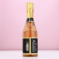 Гель для душа во флаконе шампанское &laquo;С Новым Годом!&raquo;, 500 мл, аромат клубники, ЧИСТОЕ СЧАСТЬЕ