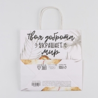 Пакет подарочный, упаковка, «Доброта», 22 х 22 х 11 см Пакет подарочный, упаковка, «Доброта», 22 х 22 х 11 см