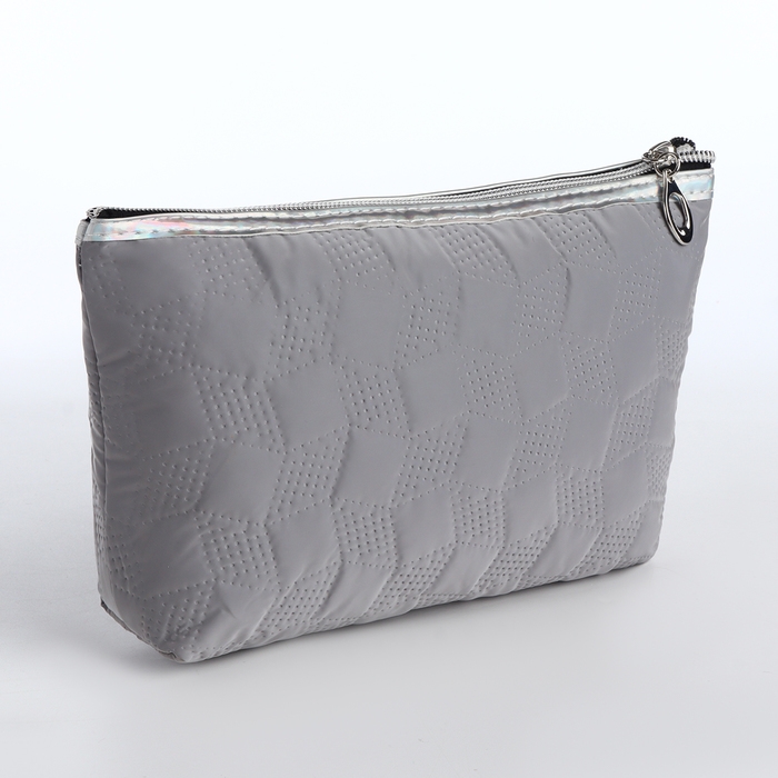 Косметичка на молнии, цвет серый Косметичка на молнии, цвет серый