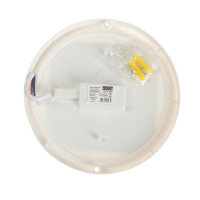 Светильник светодиодный Ecola, 18Вт, 4200К, 220В, IP65, 150х38мм, круглый, накладной, белый