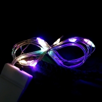 Карнавальная шляпа &laquo;Кошмарное веселье&raquo; чёрная, с гирляндой