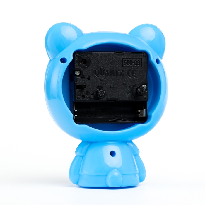 Часы - будильник настольные Часы - будильник настольные "Медвежонок" детские, дискретный ход, 12 х 9 см, АА