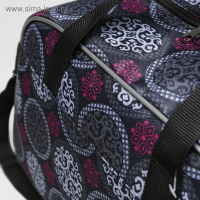 Сумка дорожная на молнии, 2 наружных кармана, длинный ремень, цвет серый Сумка дорожная на молнии, 2 наружных кармана, длинный ремень, цвет серый