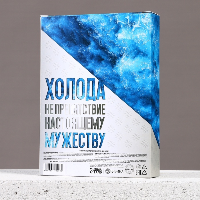 Подарочный набор косметики новогодний &laquo;Твои возможности безграничны&raquo;, гель для душа и шампунь для волос , 2 х 250 мл, Новый Год