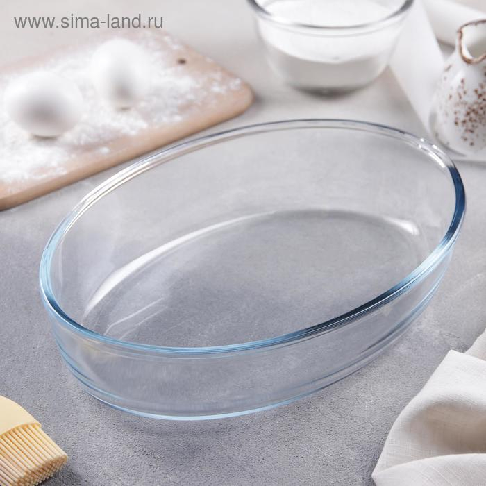 Форма овальная для запекания и выпечки из жаропрочного стекла Borcam, 1,5 л, 18×26 см, без крышки Форма овальная для запекания и выпечки из жаропрочного стекла Borcam, 1,5 л, 18×26 см, без крышки