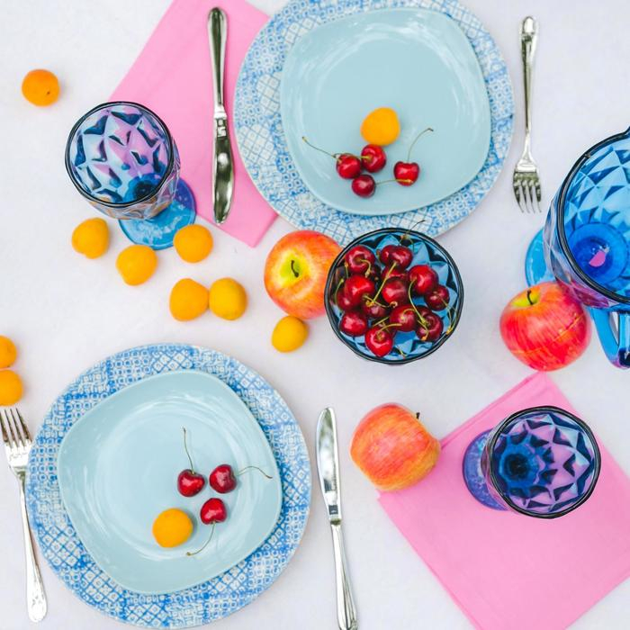 Кувшин для воды стеклянный Magistro &laquo;Круиз&raquo;, 1,1 л, 14&times;19,5 см, цвет синий