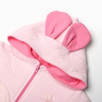 Комбинезон для девочки, цвет розовый, рост 74 см