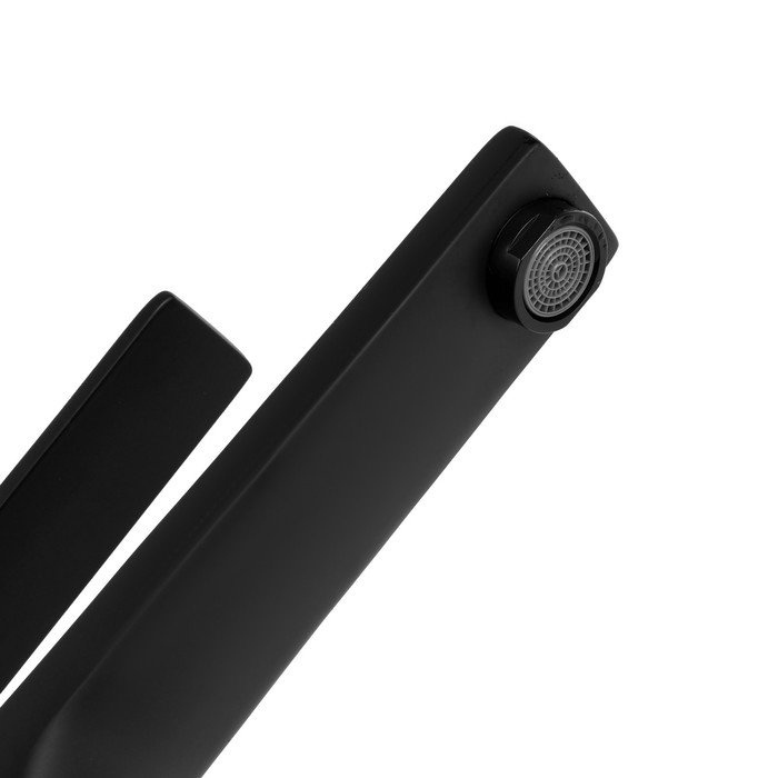 Смеситель для раковины ZEIN Z3872, однорычажный, высота излива 12 см, латунь, черный Смеситель для раковины ZEIN Z3872, однорычажный, высота излива 12 см, латунь, черный