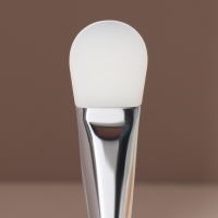 Кисть для масок «SILVER», силиконовая, с лопаткой, 14 (+/- 1) см, цвет серебристый/белый Кисть для масок «SILVER», силиконовая, с лопаткой, 14 (+/- 1) см, цвет серебристый/белый