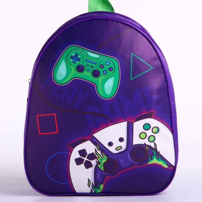 Рюкзак детский для мальчика &laquo;Играй&raquo;, 30х25 см