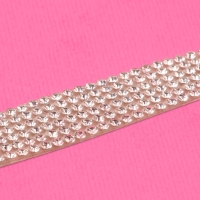 Стразы самоклеящиеся, d = 2 мм, ширина - 14 мм, 4,5 ± 0,5 м, цвет серебряный Стразы самоклеящиеся, d = 2 мм, ширина - 14 мм, 4,5 ± 0,5 м, цвет серебряный