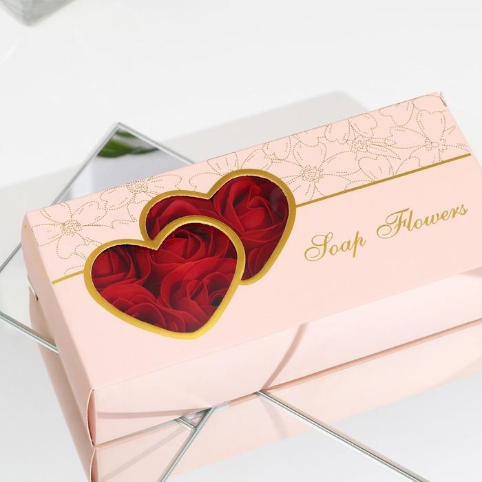 Мыльные розочки, красные, набор 10 шт. Мыльные розочки, красные, набор 10 шт.