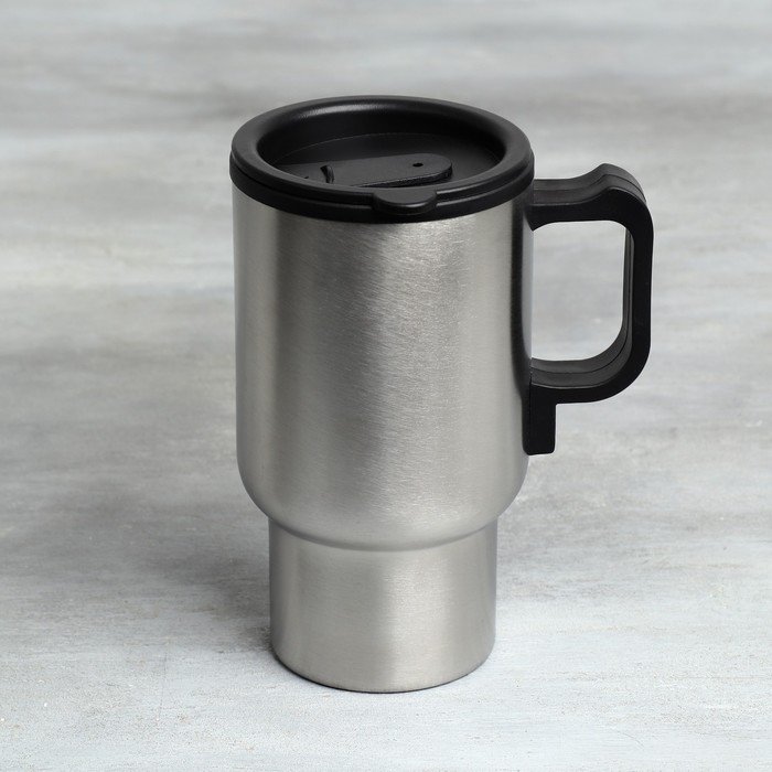 Термокружка, 450 мл, Автомобильная MODE FORREST, сохраняет тепло 3 ч, с подогревом от прикуривателя