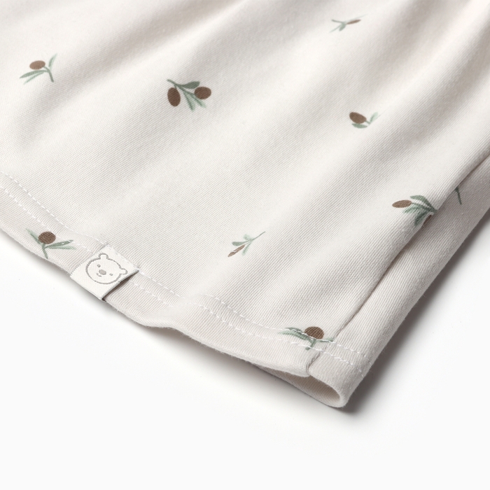 Комплект (платье и повязка) Крошка Я Olives, р. 62-68, молочный