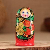 Матрёшка 3-х кукольная "Яна" 11 см, ручная роспись