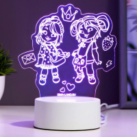 Светильник "Подружки" LED RGB от сети RISALUX Светильник "Подружки" LED RGB от сети RISALUX