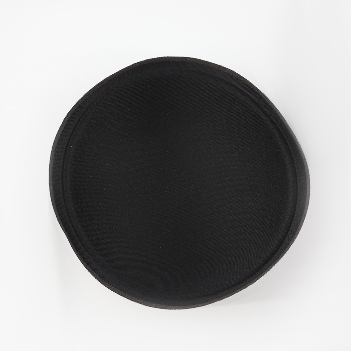 Чашки для бюстгальтера &laquo;Круг&raquo;, 2XL (52), d = 16,5 см, пара, цвет чёрный