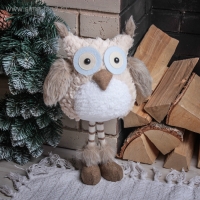 Кукла интерьерная "Сова с полосатыми ножками" 37 см Кукла интерьерная "Сова с полосатыми ножками" 37 см