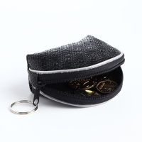 Кошелёк женский на молнии, цвет чёрный Кошелёк женский на молнии, цвет чёрный