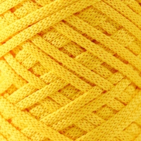 Шнур плоский 3 мм полиэфирный в клубках 100м/170г (+/- 5%) лимонный-104 Шнур плоский 3 мм полиэфирный в клубках 100м/170г (+/- 5%) лимонный-104