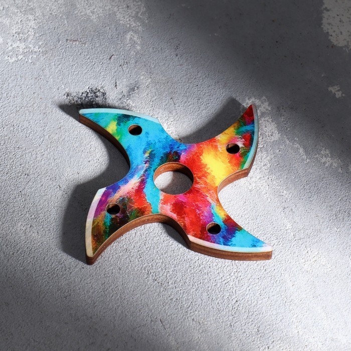 Сувенир деревянный Сувенир деревянный "Сюрикен 2" МИКС