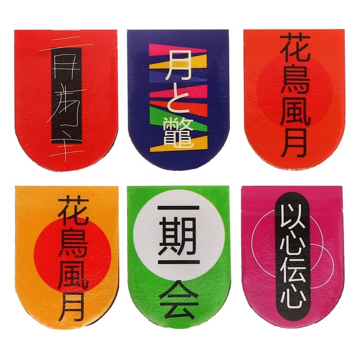 Магнитные закладки 6 штук Магнитные закладки 6 штук "Киберпанк Anime"