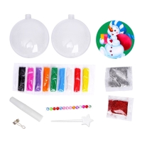 Ёлочный шар-фреска &laquo;Новый год! Снеговик с подарками&raquo;, новогодний набор для творчества