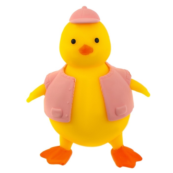 Мялка «Уточка» с пастой, цвета МИКС Мялка «Уточка» с пастой, цвета МИКС