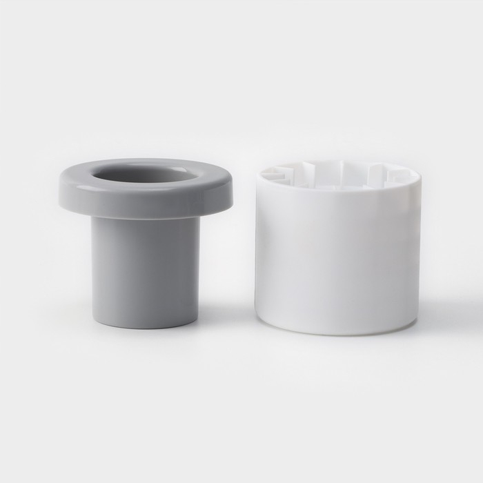 Форма для льда Доляна, 9&times;8 см, цвет белый/серый