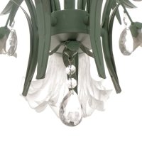 Люстра "Лиана" 5хЕ27 40Вт зелёный 45х45х40-90 см Люстра "Лиана" 5хЕ27 40Вт зелёный 45х45х40-90 см