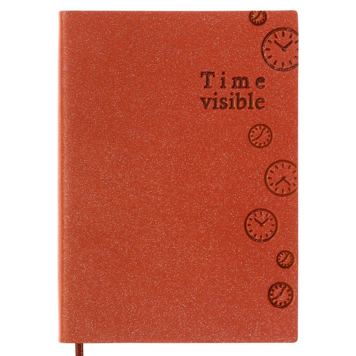 Ежедневник недатированный А6, 100 листов в линейку, обложка пвх, МИКС Ежедневник недатированный А6, 100 листов в линейку, обложка пвх, МИКС