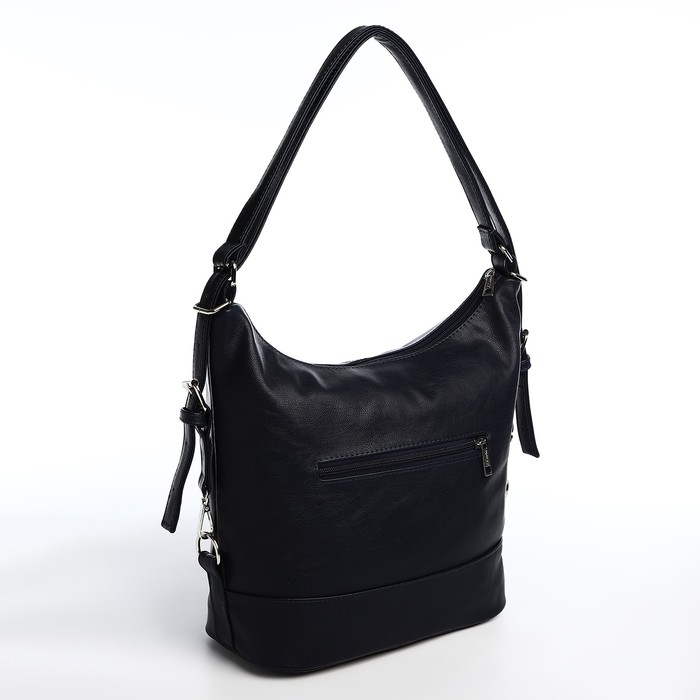 Сумка-мешок на молнии, цвет синий Сумка-мешок на молнии, цвет синий