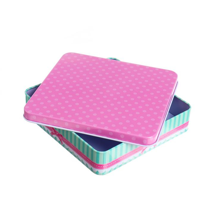 Алмазная мозаика с частичным заполнением на шкатулке &laquo;Котик&raquo;, 14 х 14 см