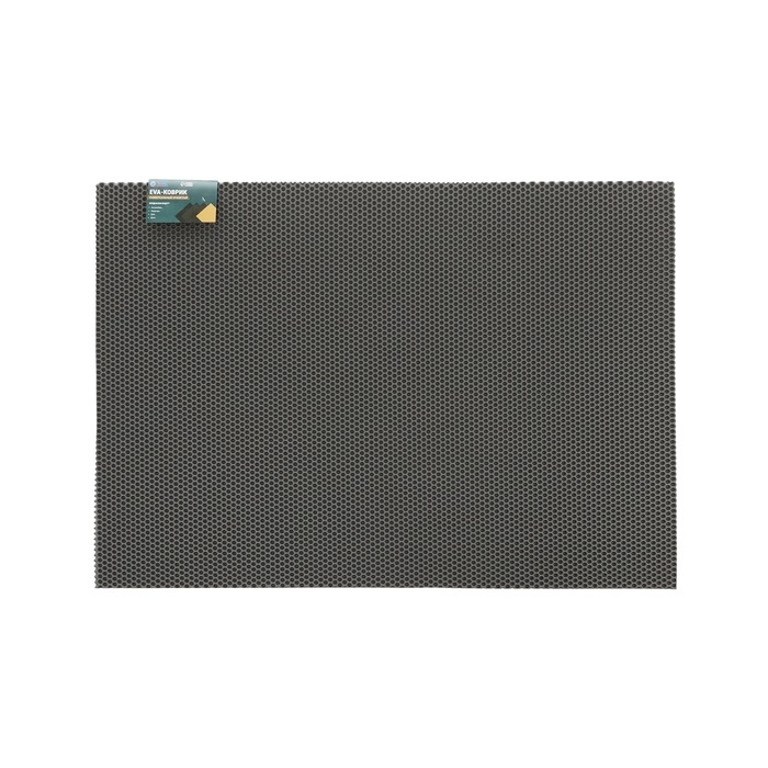 Коврик eva универсальный Grand Caratt, Соты 100 х 70 см, серый Коврик eva универсальный Grand Caratt, Соты 100 х 70 см, серый