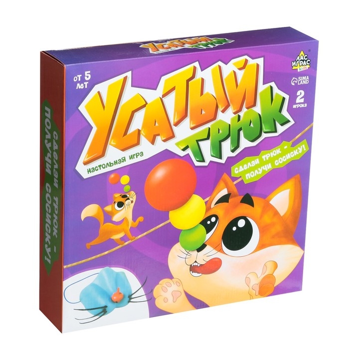 Настольная игра &laquo;Усатый трюк&raquo;, 2 игрока, 6+