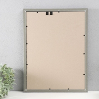 Фоторамка пластик "Винтаж" 30х40 см, морозное серебро