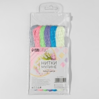 Набор ниток мулине №13, 8 &plusmn; 1 м, 6 шт