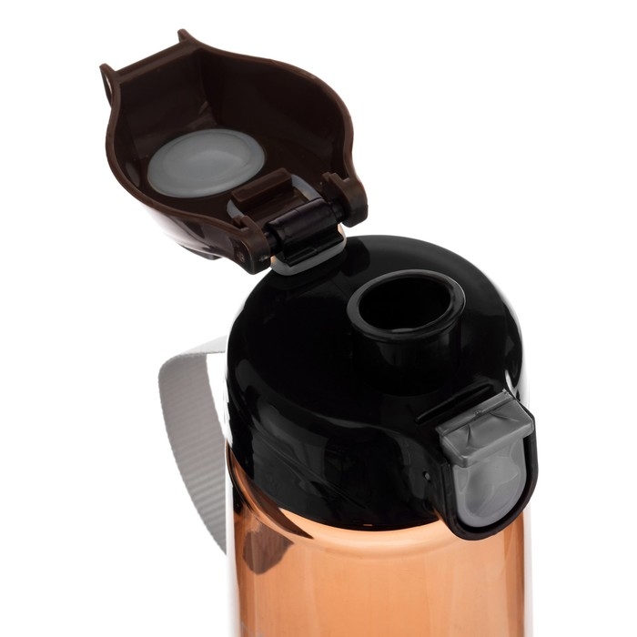 Бутылка для воды спортивная, 800 мл, Бутылка для воды спортивная, 800 мл, "Айви", коричневая