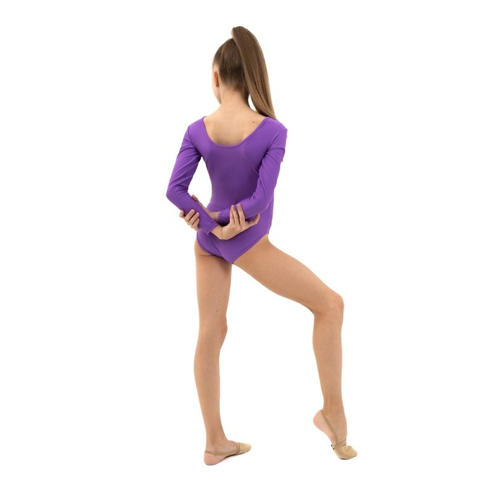 Купальник для гимнастики и танцев Grace Dance, р. 42, цвет фиолетовый