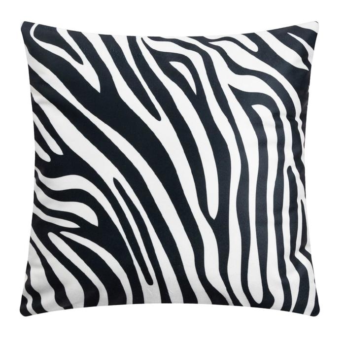 Наволочка декоративная Этель &laquo;Зебра&raquo; 40х40 см, велюр, 100% п/э